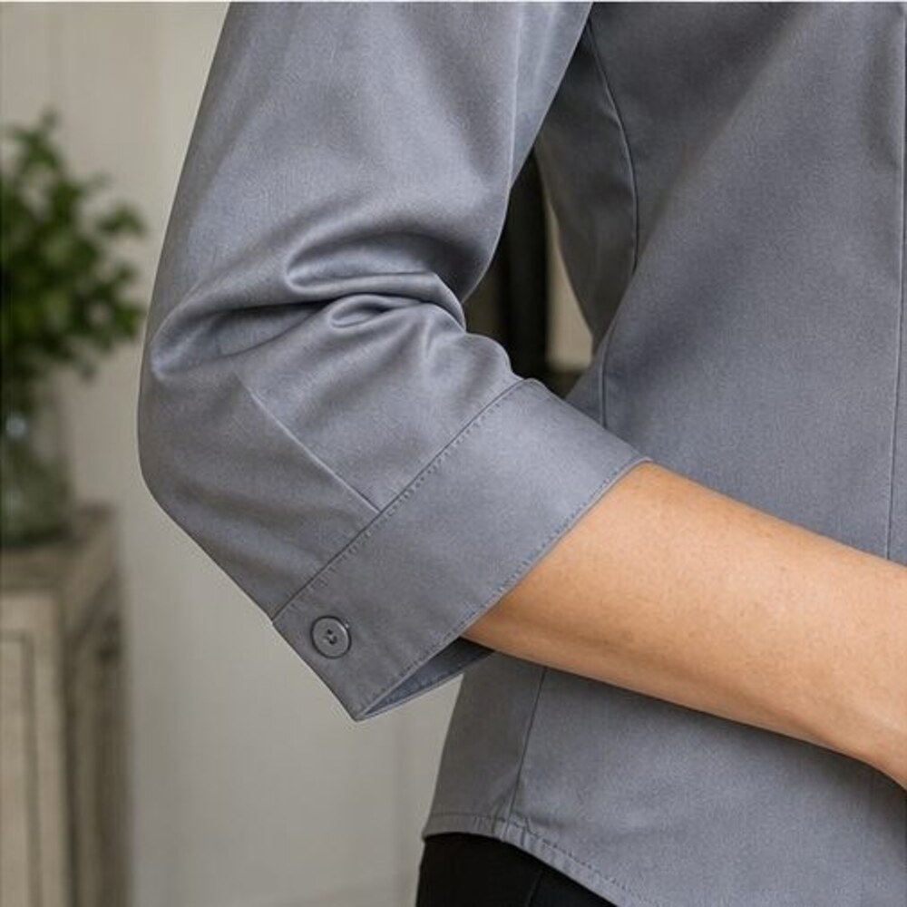 Gray Tunic Blouse - Picture 5 of 6